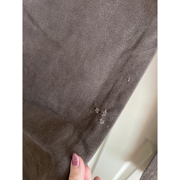 CARHARTT Loose Straight Washed Duck Double-Front Dungaree Cargo Jeans 28x32 - Picture 5 of 13